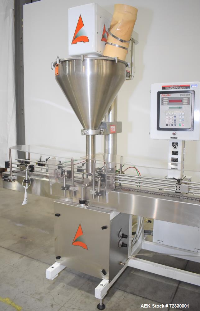Used All Fill Model DHAA-400 Dual Head Automatic Inline Auger Filler